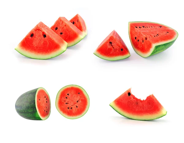 Water melon isolated on white background — Stock Photo, Image