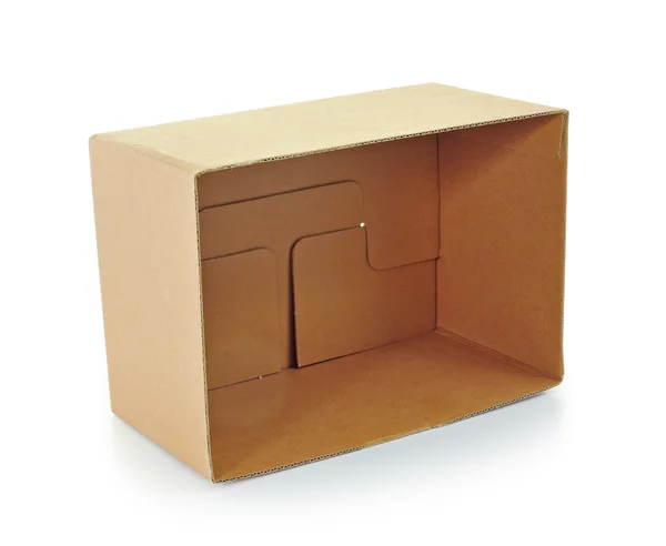 Krabice z vlnité lepenky — Stock fotografie