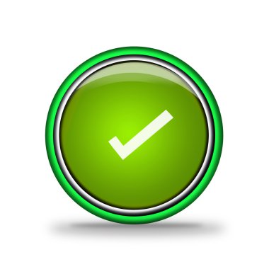 parlak yeşil düğmeye için Web sitesi tasarım öğeleri,.