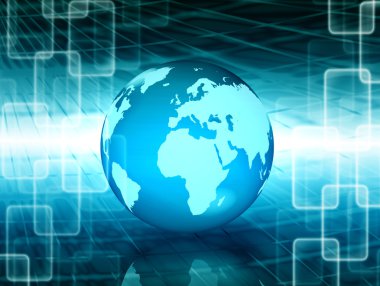 soyut dünyada teknolojik altyapı