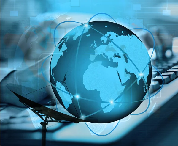 Internet begreppet global affärsverksamhet från begrepp series — Stockfoto