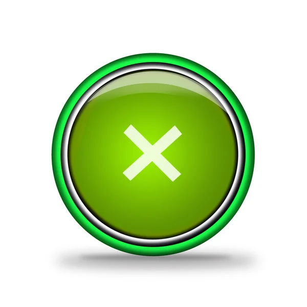 Green shiny button with elements, design for website. — Stock Photo, Image