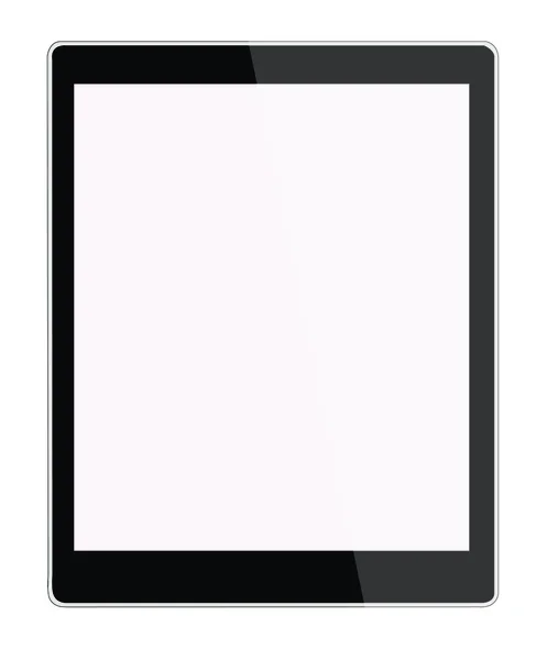 Illustration of a new tablet computer isolated on the white bac — Stock Photo, Image