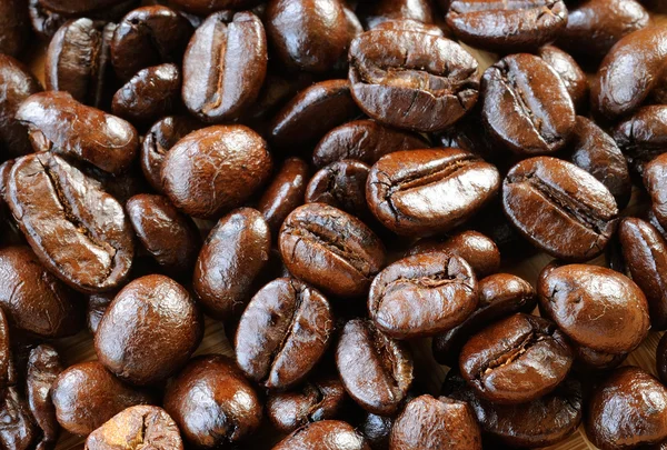 Macro coffee beans. — Stock Photo, Image