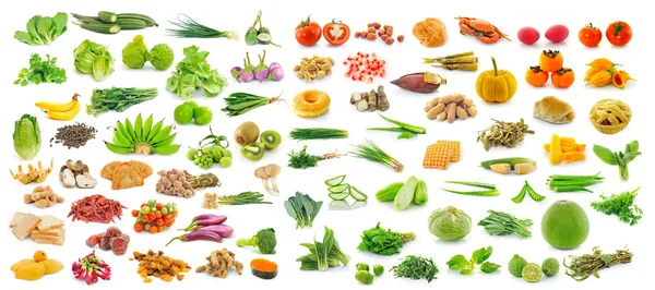 Samling av frukt och grönsaker — Stockfoto