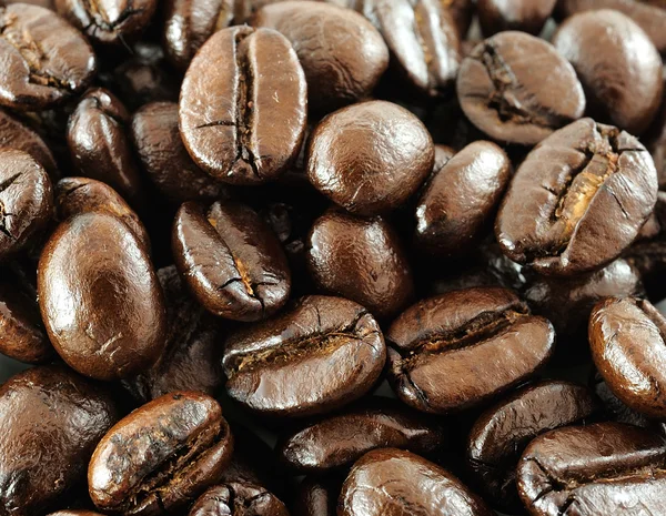 Macro coffee beans. — Stock Photo, Image