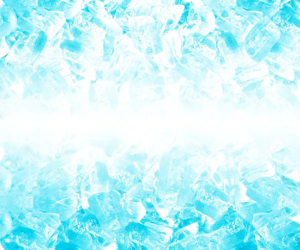 Fondo de cubitos de hielo azul — Foto de Stock