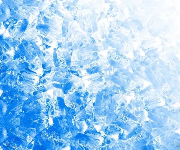 Fondo de cubitos de hielo azul — Foto de Stock