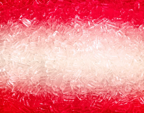 Fondo de cubitos de hielo rojo — Foto de Stock