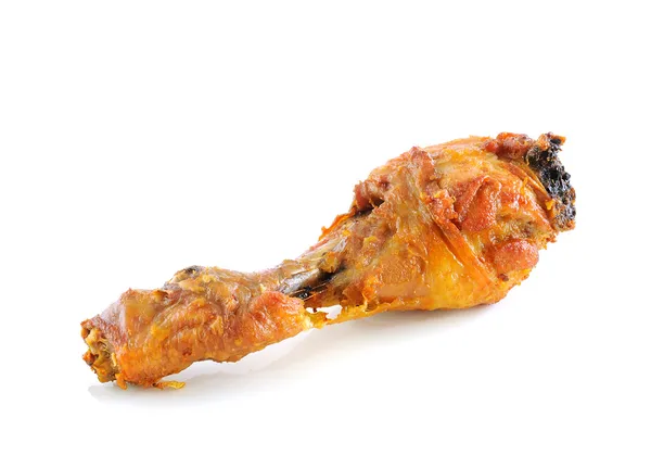 Złote brązowy smażonego kurczaka podudzia — Zdjęcie stockowe