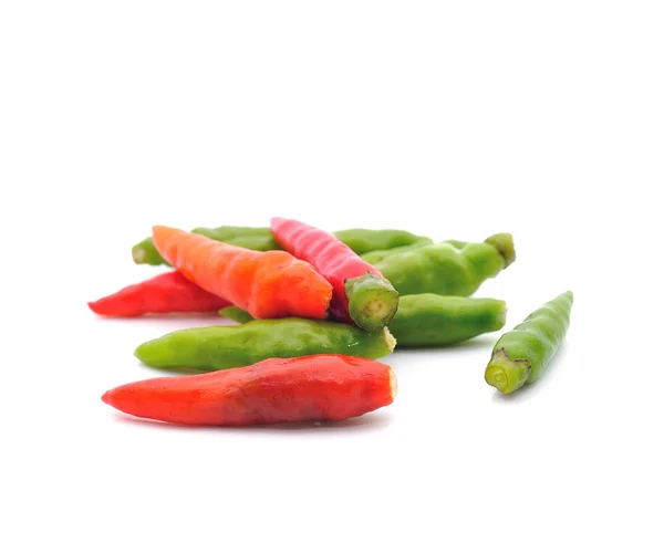 Hot chili pepper isolated on a white background — Stock Photo, Image