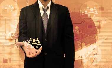 İş adamı Doğru kişiyi seçiyor