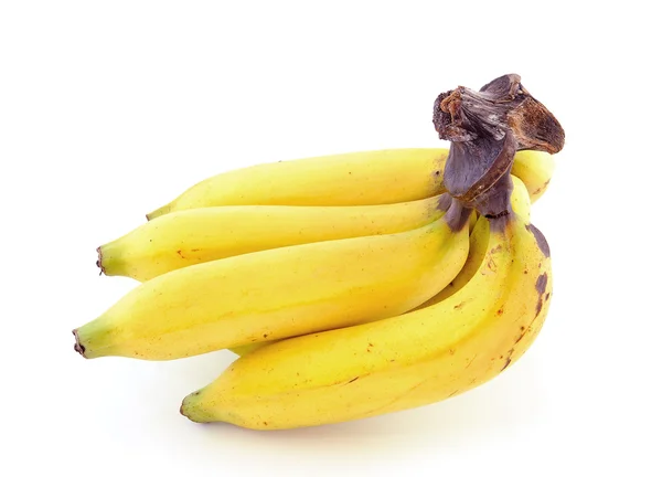 Hromada banánů izolovaných na bílém pozadí — Stock fotografie