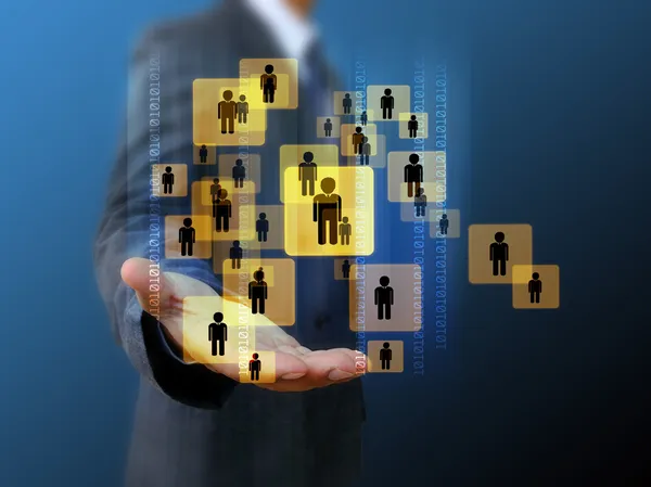 İş adamı Doğru kişiyi seçiyor