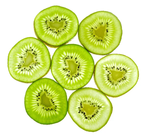 Owoce kiwi streszczenie zielony — Zdjęcie stockowe