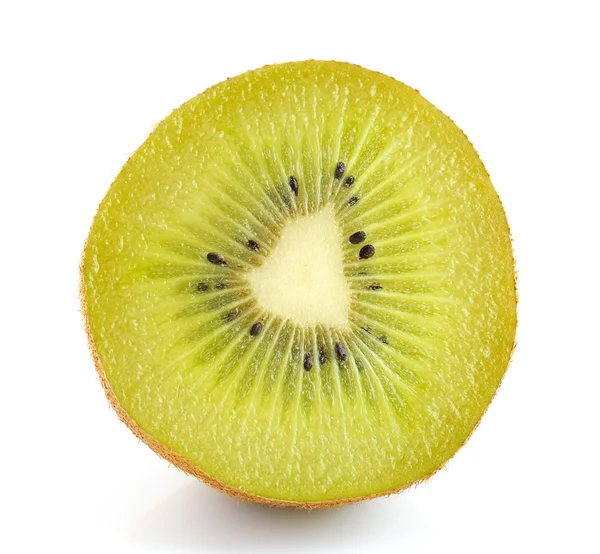 Fruta kiwi suculenta isolada no fundo branco — Fotografia de Stock