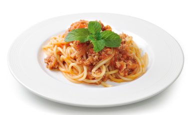 Domates soslu makarna.