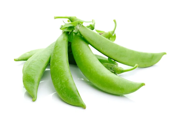 Green beans on white background — Stock Photo, Image