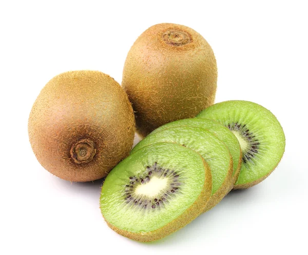 Kiwi fruit isolated on white background Stock Image