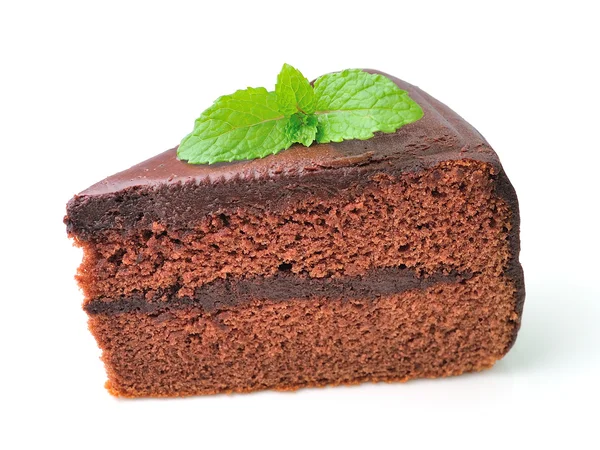 Piece of chocolate cake — Stock Photo, Image