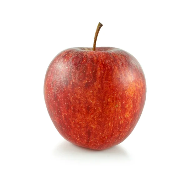 Roter Apfel isoliert — Stockfoto