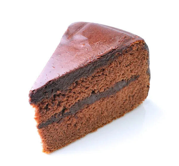 Pedazo de pastel de chocolate —  Fotos de Stock