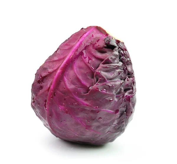 Red cabbage on white background — Stock Photo, Image