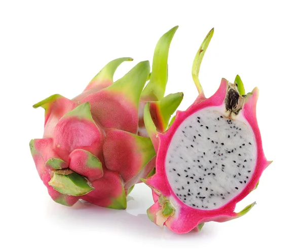 Dragon Fruit op witte achtergrond — Stockfoto