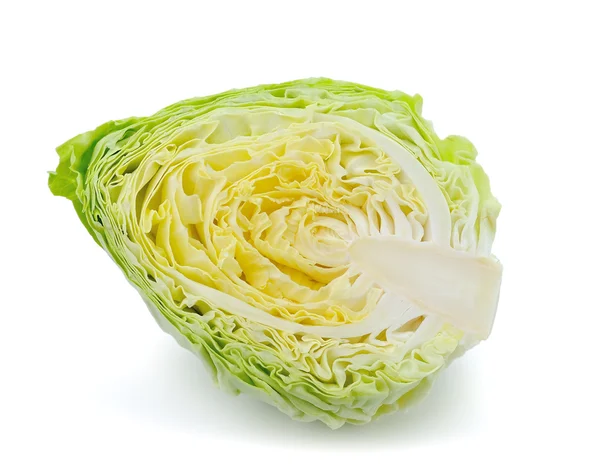白菜上的绿色卷心菜 — 图库照片
