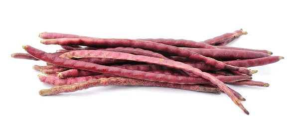 Red beans on the white background. — Stock Photo, Image