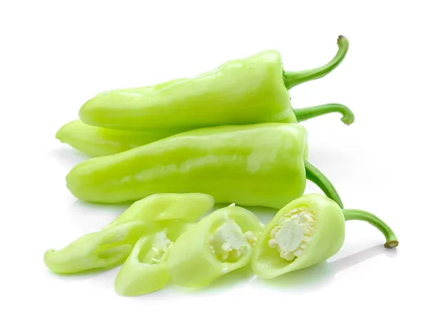 Beyaz yeşil hot chili biber — Stok fotoğraf