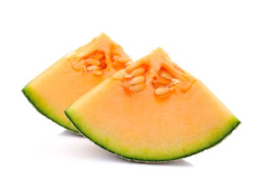 cantaloupe melon slices clipart