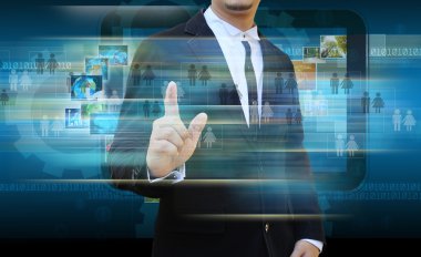 İş adamı Doğru kişiyi seçiyor