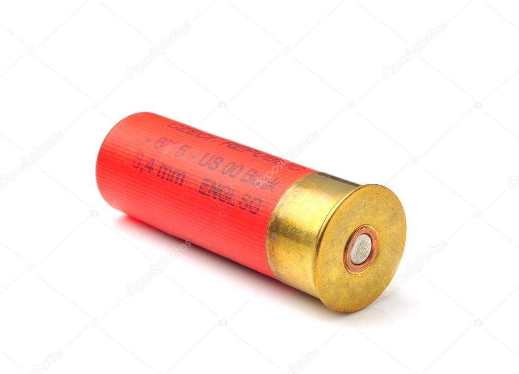 bullet isolated on white background
