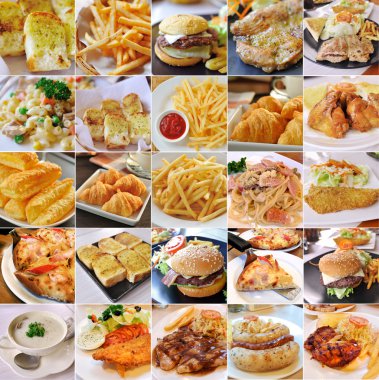 kolaj fast food ürünleri
