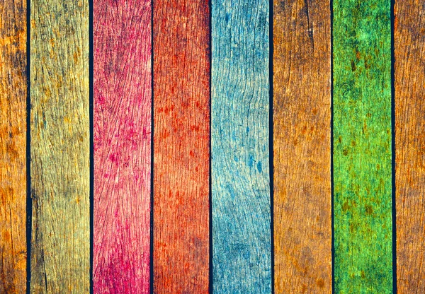 Colorato legno texture sfondo — Foto Stock