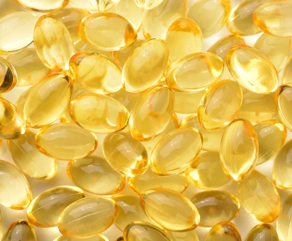 Fish oil pill — Stock Photo, Image