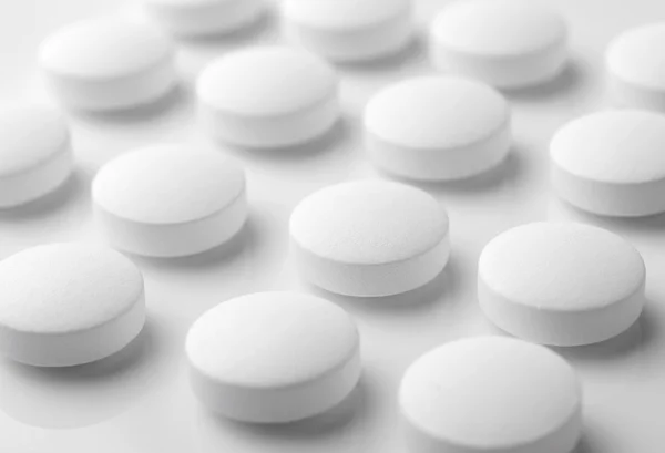 White pills — Stock Photo, Image