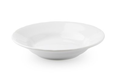 beyaz arkaplanda izole edilmiş beyaz plaka