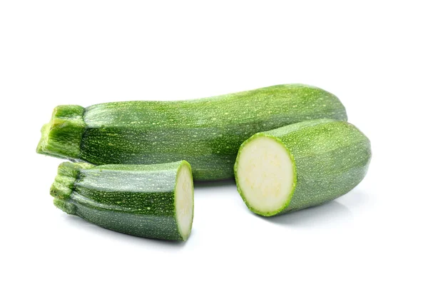 Fresh vegetable zucchini isolated on white background — Stock Photo, Image