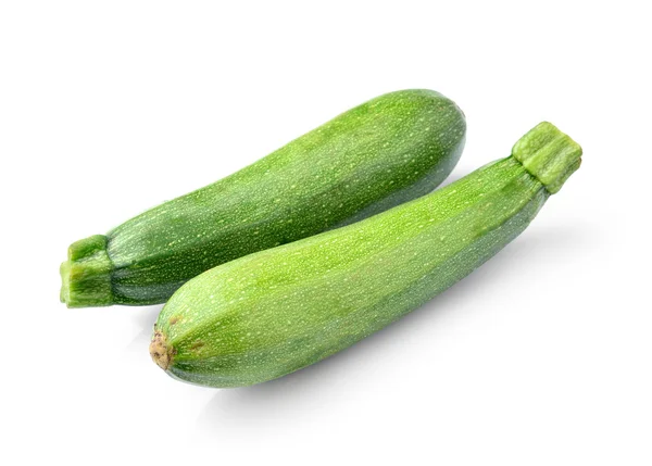 Cucumber and slices isolated over white background — Stock Photo, Image