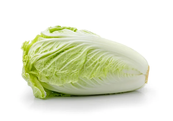 Chinese cabbage  Isolated on a white background — Stock Photo, Image
