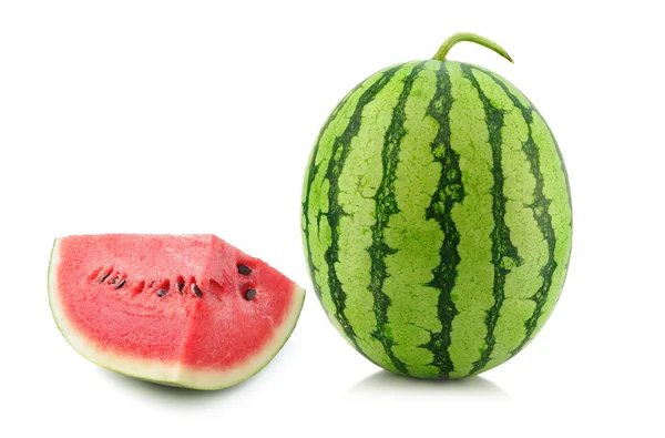 Watermelon on white background — Stock Photo, Image