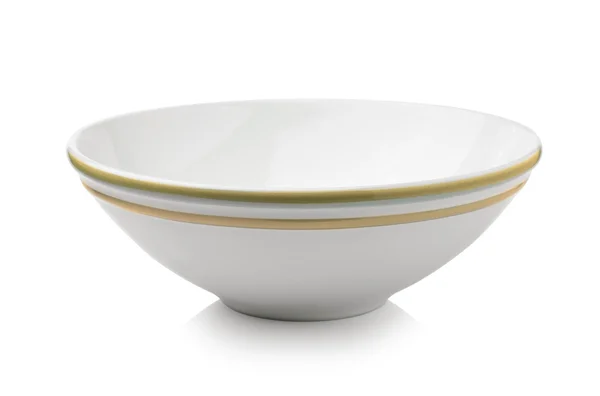 Ceramic bowl isolated on white background — Stock Photo, Image
