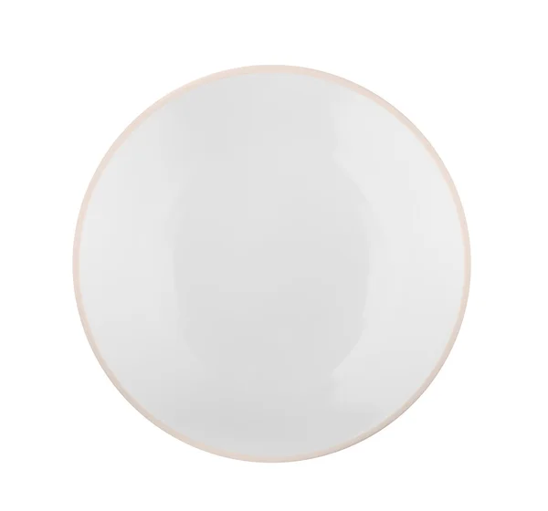 Plate isolated on white background — Stock Photo, Image