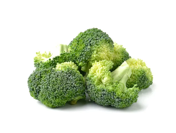 Broccoli isolerad på vita AKGRUND — Stockfoto