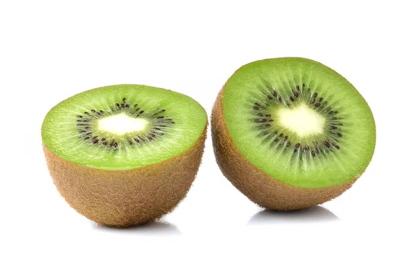 Kiwi fruits on white background — Stock Photo, Image
