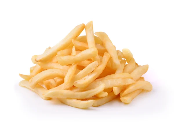 Pommes frites isoliert auf weißem Hintergrund — Stockfoto