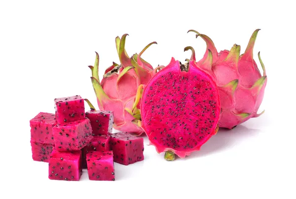 Dragon Fruit aislado sobre fondo blanco. —  Fotos de Stock