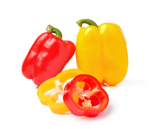 Sweet pepper isolated on a white background — Stock Photo, Image